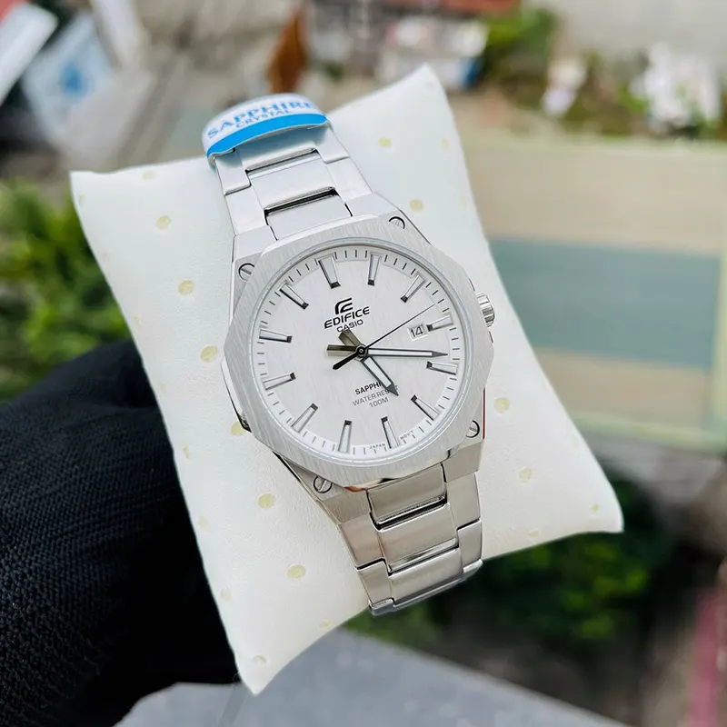 Casio Edifice EFR-S108D-7AV White Dial Men's Watch